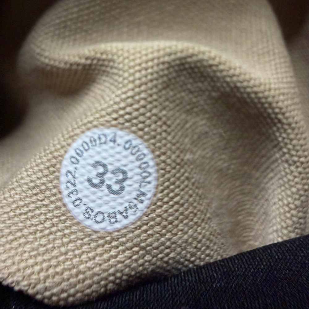 Lululemon Men’s ABC 5 Pokcet Slim Fit Khaki Pants 33 Minimalist Neutral Office - Picture 9 of 9